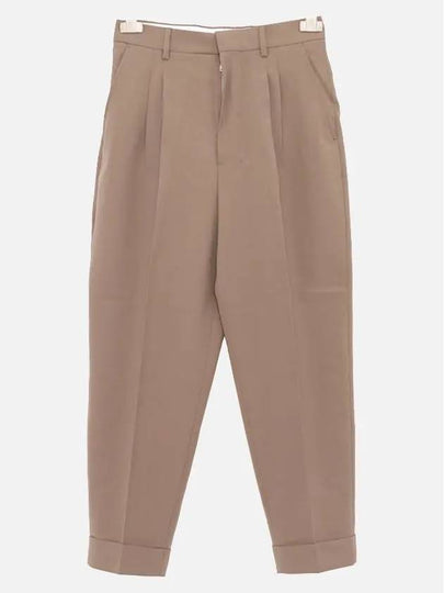 Wool Slacks Brown - AMI - BALAAN 2