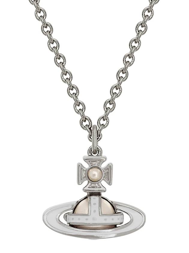 Simonetta Bas Relief Pendant Necklace Silver - VIVIENNE WESTWOOD - BALAAN 1