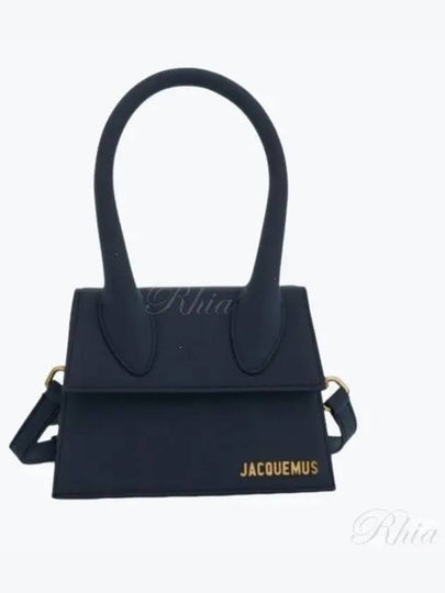 Le Chiquito Moyen Signature Shoulder Bag Dark Navy - JACQUEMUS - BALAAN 2