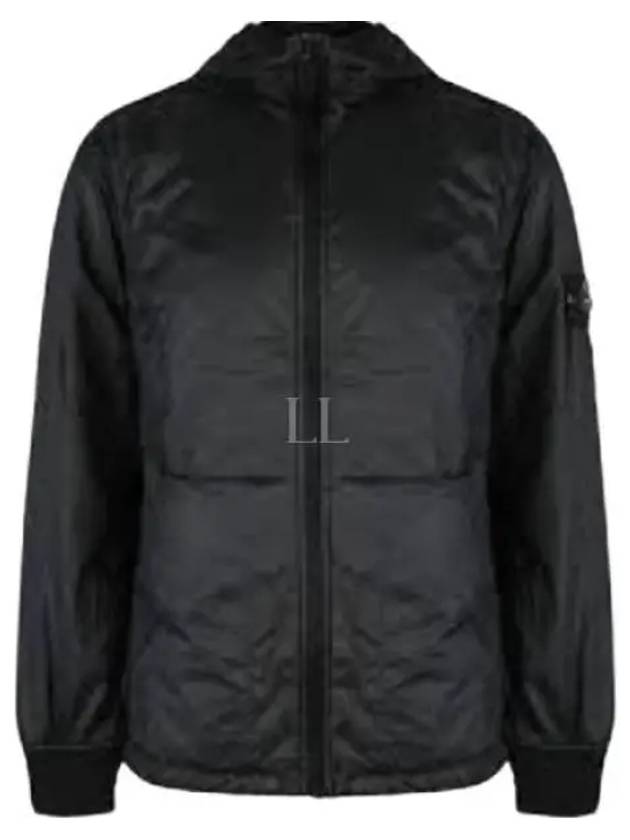 Compass Patch Hooded Jacket Black - STONE ISLAND - BALAAN 2