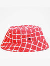 23C Check Tweed Bucket Hat Red AA8841 - CHANEL - BALAAN 4