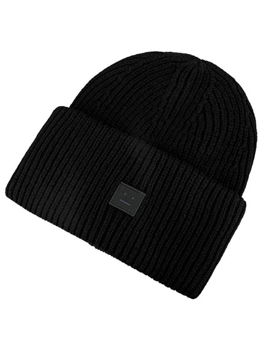 Small Face Logo Beanie Black - ACNE STUDIOS - BALAAN 2