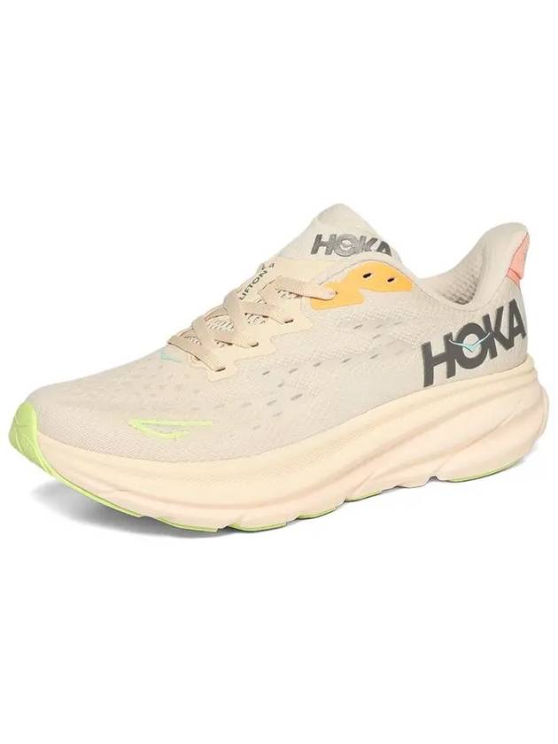 Hoka Women s Running Shoes Clifton 9 Vanilla 1127896 VLS - HOKA ONE ONE - BALAAN 6