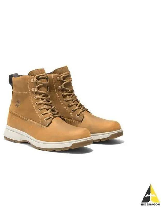 Men s ATWELLS AVE Waterproof Worker Boots Wheat Brown TB1A43VN2311 - TIMBERLAND - BALAAN 1