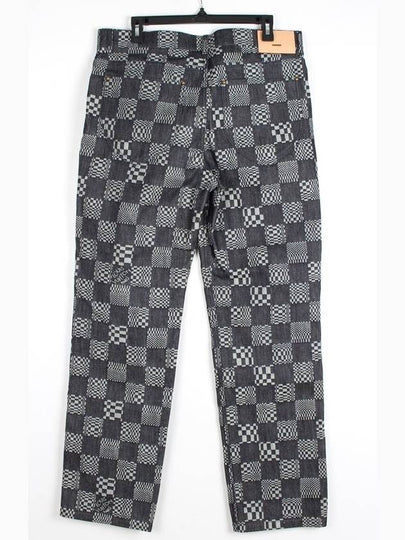 Distorted Damier Denim Pants 34 - LOUIS VUITTON - BALAAN 2