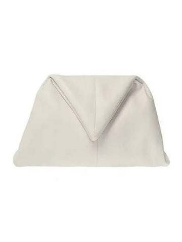 Clutch bag triangle white - BOTTEGA VENETA - BALAAN 1