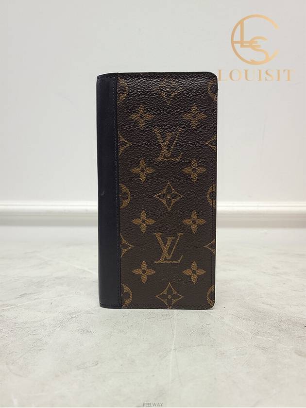 Used luxury goods Lewis It Monogram Macassar Tannon long wallet - LOUIS VUITTON - BALAAN 1