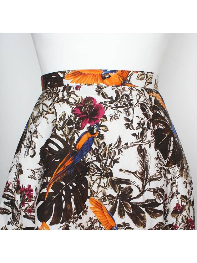 Pure cotton tropical print skirt 77 - MAX MARA - BALAAN 4