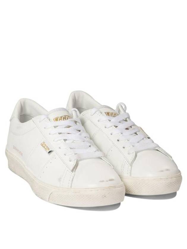 Match Star Low-Top Sneakers Optic White - GOLDEN GOOSE - BALAAN 3