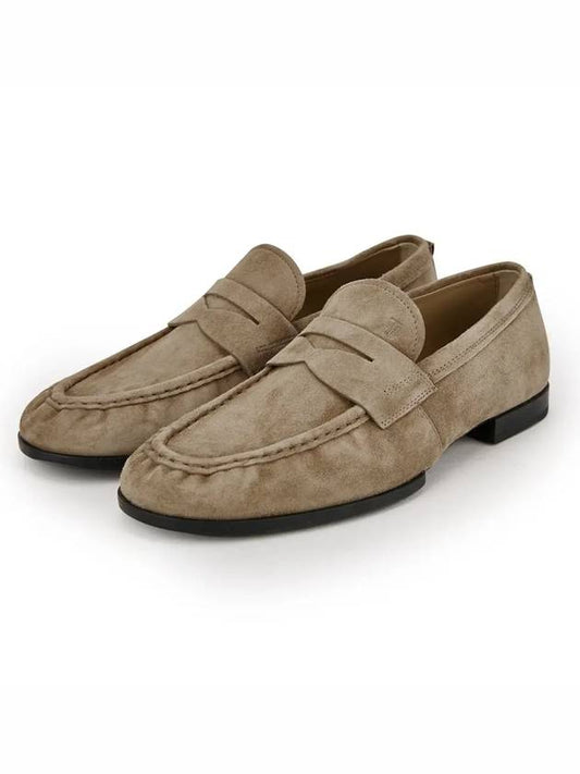 Men's Suede Loafer Brown - TOD'S - BALAAN 2