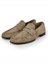 Suede Driving Shoes Brown - TOD'S - BALAAN 4