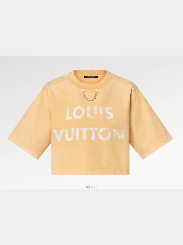 1AFMPI NEW Vintage Effect Louis Vuitton Crop Top - LOUIS VUITTON - BALAAN 5