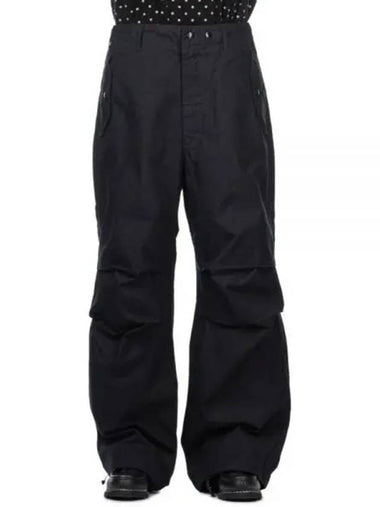 Over Pant A Black Cotton Brushed HB 24F1F022 PS322 BZ007 Pants - ENGINEERED GARMENTS - BALAAN 1