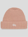 AU Australia graffiti rib knit beanie ST715007 blush pink ONE SIZE - STUSSY - BALAAN 1