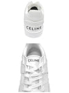 Men's Lace Up Calfskin Low-Top Sneakers Optic White - CELINE - BALAAN 6