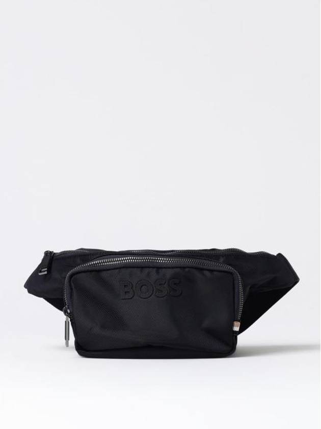 Catch 3.0 Logo Stripe Strap Belt Bag Dark Blue - HUGO BOSS - BALAAN 1