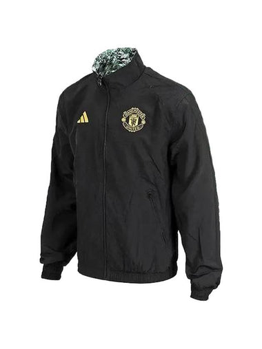 Manchester United Stone Roses Anthem Reversible Jacket Black - ADIDAS - BALAAN 1