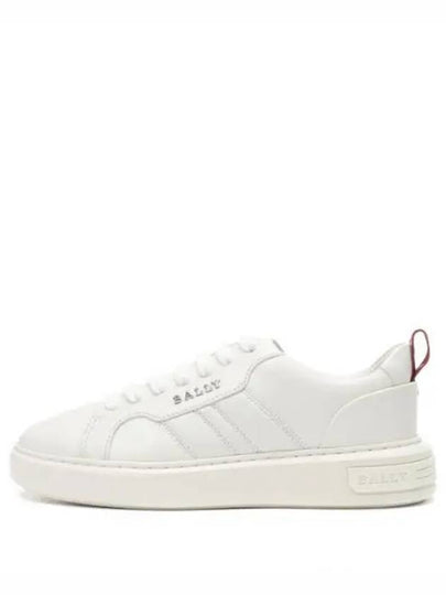 Women's New Maxim Leather  Low Top Sneakers White WK0050 NA003 U001 - BALLY - BALAAN 2