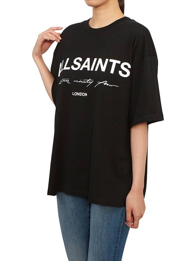 Helis Cali Women s Short Sleeve T Shirt WG508Z BLACK - ALLSAINTS - BALAAN 4