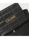 CELINE Monochrome Matelasse Chain Clutch - GANNI - BALAAN 10