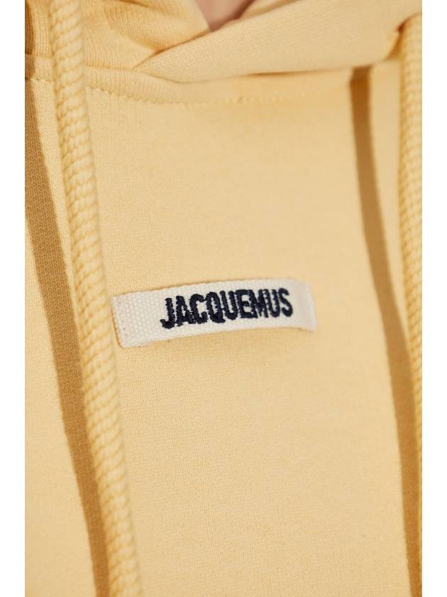 Jacquemus Sweatshirt With Logo, Women's, Yellow - JACQUEMUS - BALAAN 5