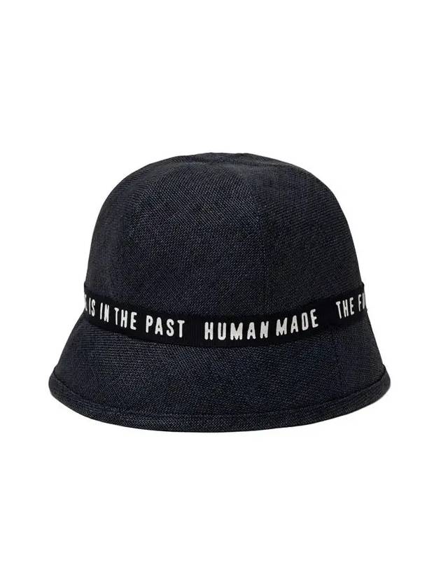 Paper Bucket Hat Navy HM27GD154 - HUMAN MADE - BALAAN 4