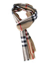 Giant Check Gauze Wool Silk Scarf 8078779 - BURBERRY - BALAAN 1