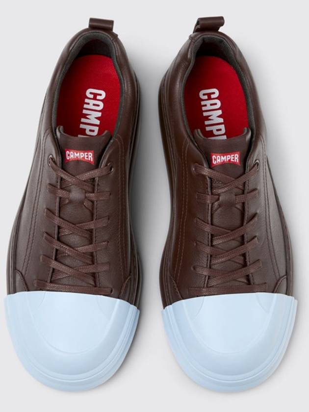 Junction Runner Leather Low Top Sneakers Burgundy - CAMPER - BALAAN 5