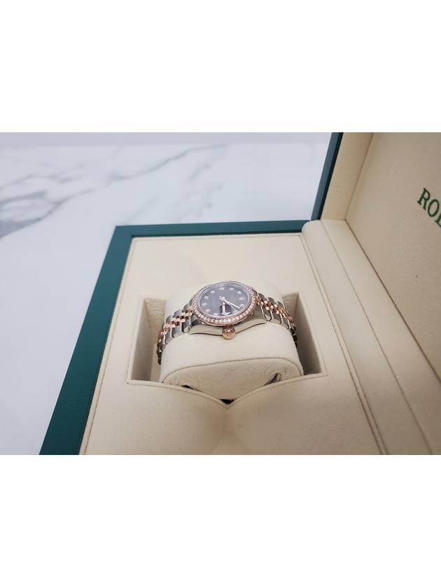 Rolex Datejust 28mm chocolate plate 10p bezel diamond - ROLEX - BALAAN 6