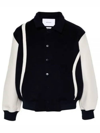 Bay Varsity Bomber Jacket Navy - AXEL ARIGATO - BALAAN 2