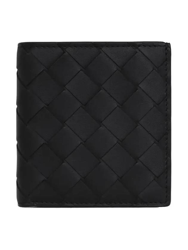 Intrecciato Slim Half Wallet Black - BOTTEGA VENETA - BALAAN 2