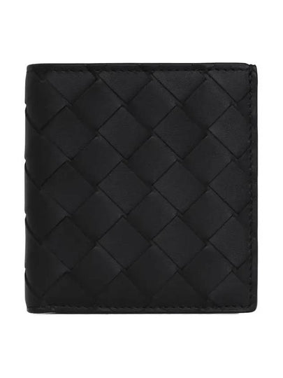 Intrecciato Slim Half Wallet Black - BOTTEGA VENETA - BALAAN 2