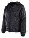 Nada Shell Hooded Jacket Black - CP COMPANY - BALAAN 3