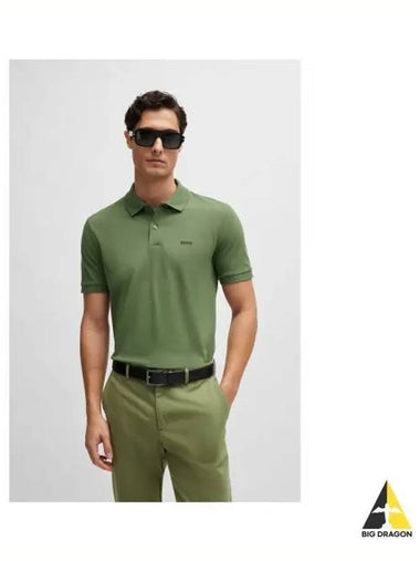 Pima cotton pique polo shirt regular fit 50468301 381 - BOSS - BALAAN 1