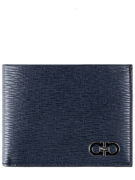 Salvatore Gancini Two-tone Bicycle Wallet Deep Ocean - SALVATORE FERRAGAMO - BALAAN.