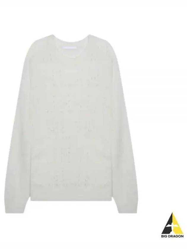 Logo Point Knit Top White - HELMUT LANG - BALAAN 2