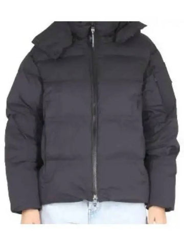 Una puffer jacket black UNABLACK - NOBIS - BALAAN 1