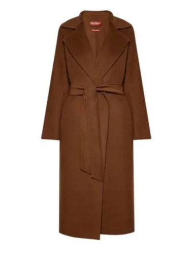 Cles Belt Single Coat Brown - MAX MARA - BALAAN 1