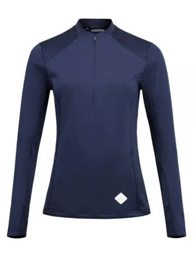 Betty Mid Layer Long Sleeve T-Shirt Navy - J.LINDEBERG - BALAAN 1