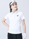 Moisture Absorbing Quick-drying Functional Embossed White Short Sleeve T-Shirt DO3232TS17 - DOYOUKNOWMC GOLF WEAR - BALAAN 4