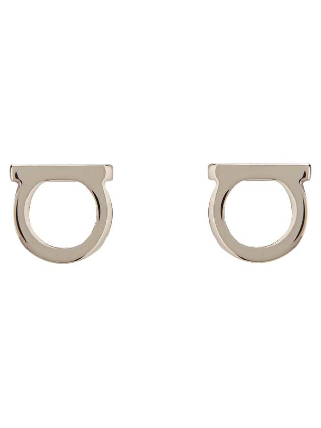 Gancini Earrings Silver - SALVATORE FERRAGAMO - BALAAN 2