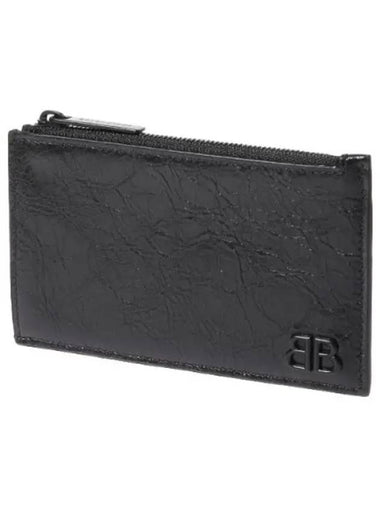 Monaco leather zipper card wallet men - BALENCIAGA - BALAAN 1