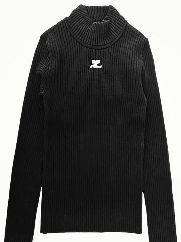 Reedition Turtle Neck Black - COURREGES - BALAAN 2