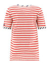 Red Stripe Short Sleeve 7841UKNATURELTULIPE VILLEFRANCHE - SAINT JAMES - BALAAN 2