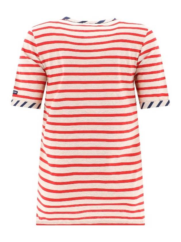 Red Stripe Short Sleeve 7841UKNATURELTULIPE VILLEFRANCHE - SAINT JAMES - BALAAN 2