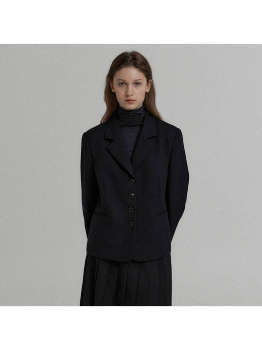 Meryl wool jacket Navy - KLEAN - BALAAN 1