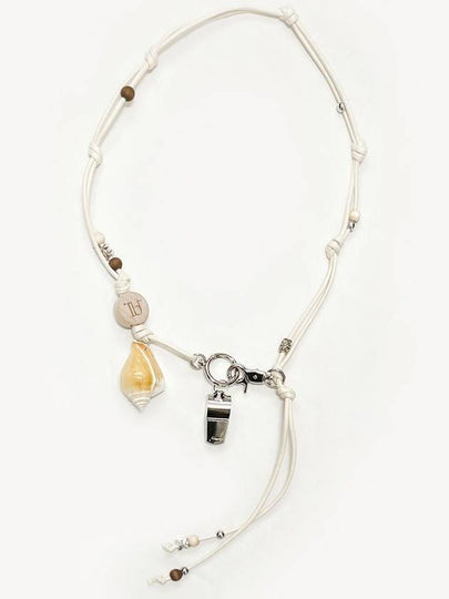 Conch Whistle Strap Key Chain Cream - RUBATI - BALAAN 2