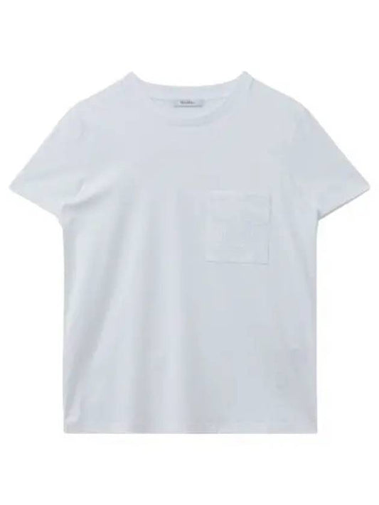 Ennio cotton short sleeve t shirt white - MAX MARA - BALAAN 1