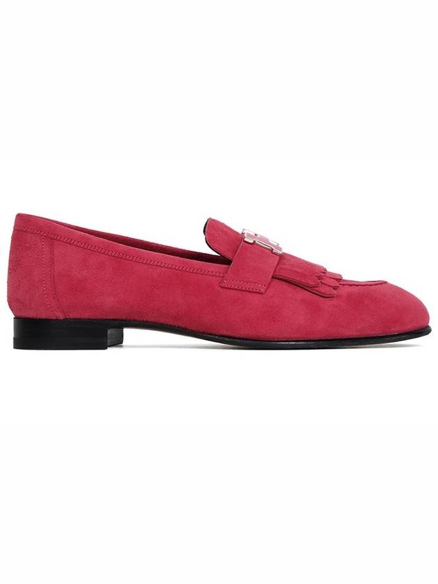 Rosefrancvoise Royal Suede Loafers - HERMES - BALAAN 1