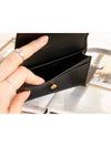 Vitello Move Triangle Logo Card Wallet Black - PRADA - BALAAN 6